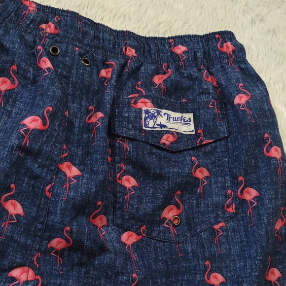 Flamingo Trunks Men's Swim Shorts - Picture 6 of 7